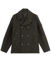 NYC David Harbour Green Peacoat