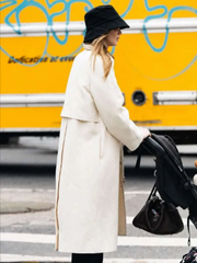 NYC 2026 Jennifer Lawrence Wool Coat