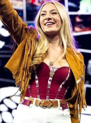 Festival 2026 Julia Cole Brown Fringe Jacket