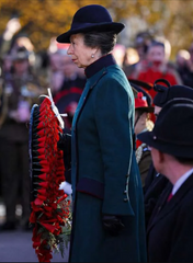 Princess Anne Anzac Day 2026 Green Coat