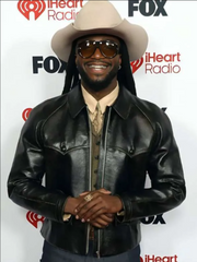Shaboozey iHeartRadio Music Awards Leather Jacket