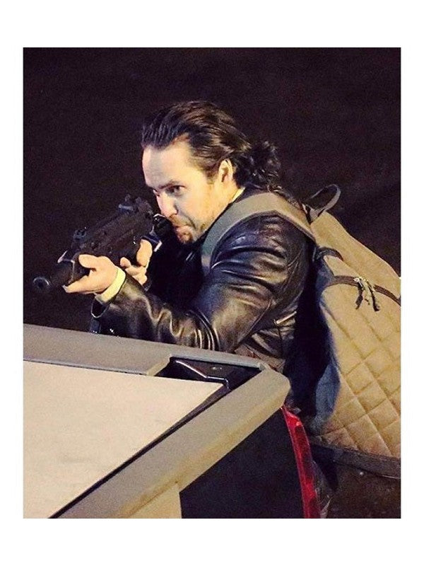 Taylor Kitsch 21 Bridges Leather Jacket