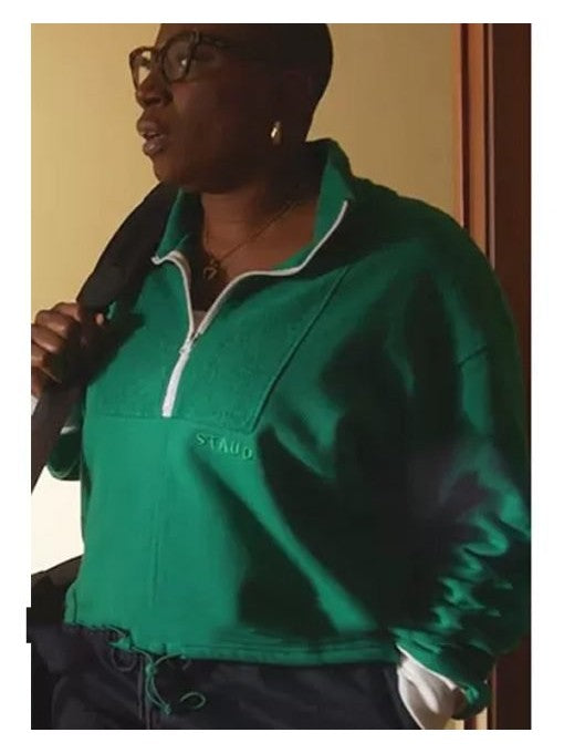 9-1-1: Season 5 Henrietta Wilson Green Half-Zip Sweatshirt