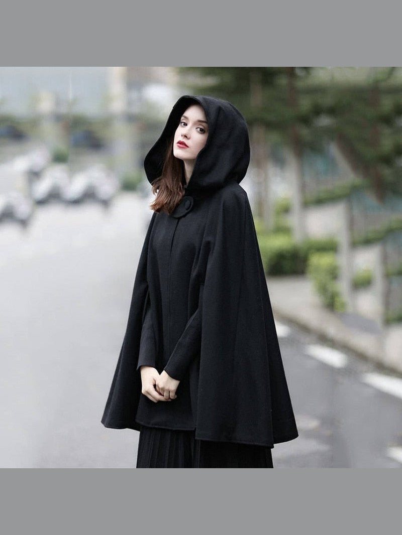 Black Cloak Cape for Halloween