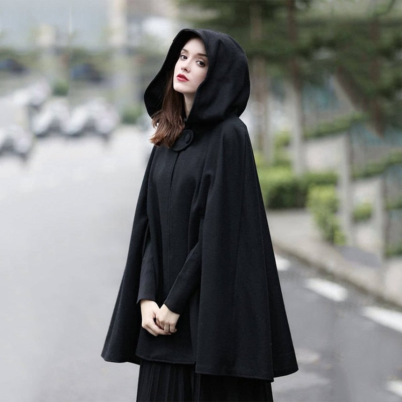 Black Cloak Cape for Halloween