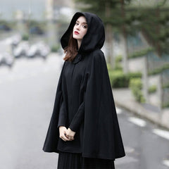 Black Cloak Cape for Halloween