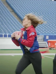 A Bills Love Story Holland Roden Varsity Jacket