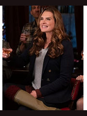 A Castle for Christmas Sophie Brown Blue Blazer