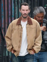 Keanu Reeves Outcome 2026 Brown Jacket