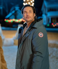 A Merry Little Ex-Mas 2025 Oliver Hudson Puffer Coat