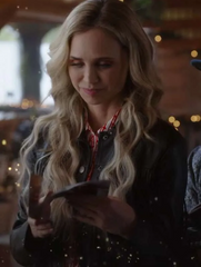 A Royal Montana Christmas Fiona Gubelmann Fringe Leather Jacket
