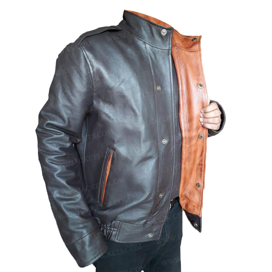 A-2 Lambskin Leather Bomber Jacket