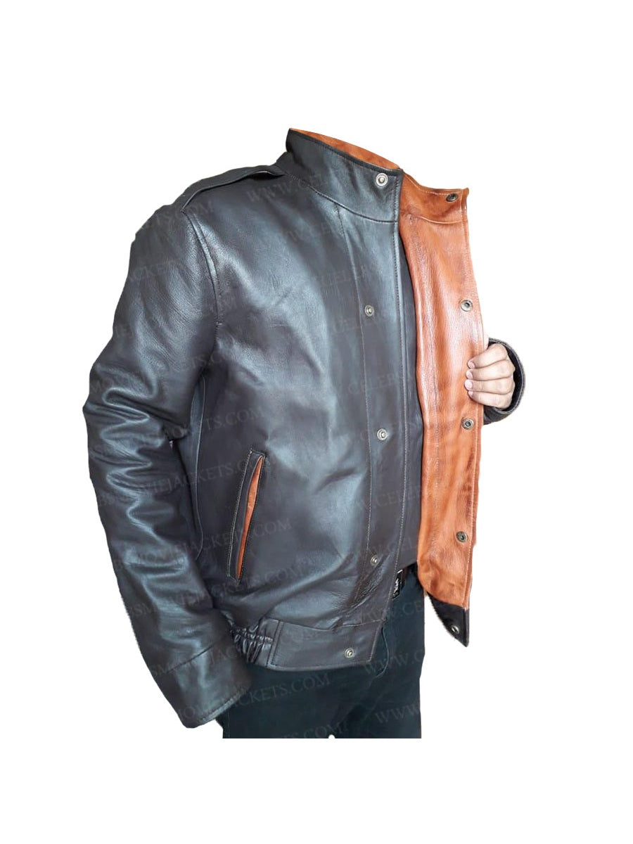 A-2 Lambskin Leather Bomber Jacket