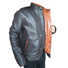 A-2 Lambskin Leather Bomber Jacket