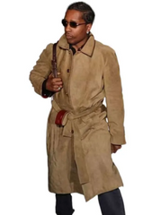 A$AP Rocky New York City 2026 Brown Coat