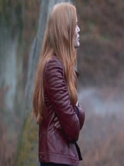 Abigail Cowen Fate The Winx Saga Leather Jacket