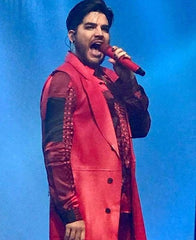 Adam Lambert Concert Leather Coat