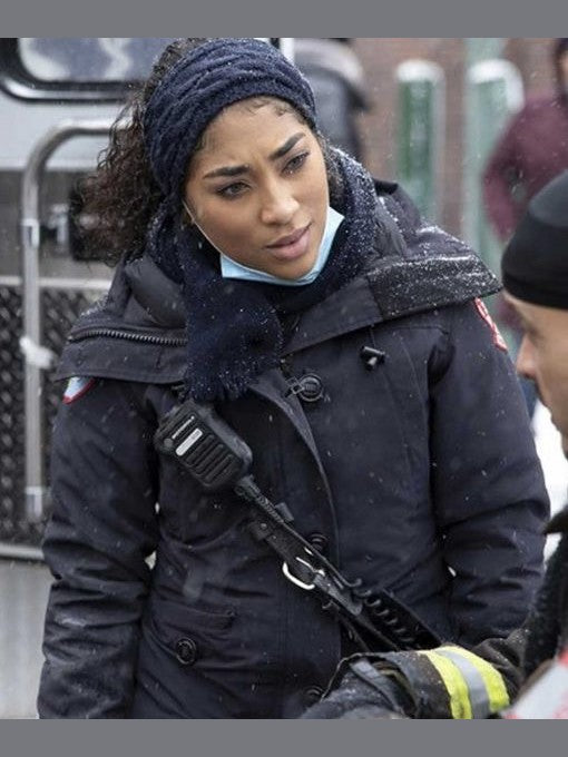 Chicago Fire S09 Gianna Mackey Parka Jacket