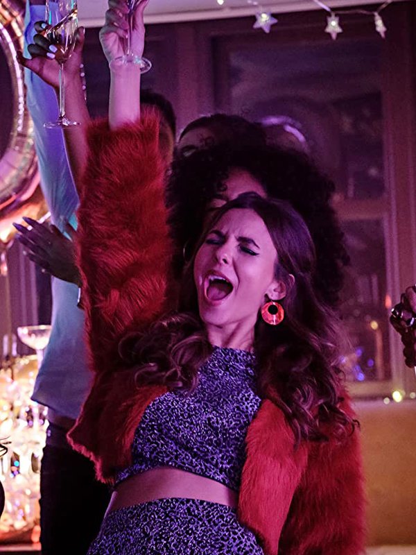 Afterlife of the Party Victoria Justice Red Jacket