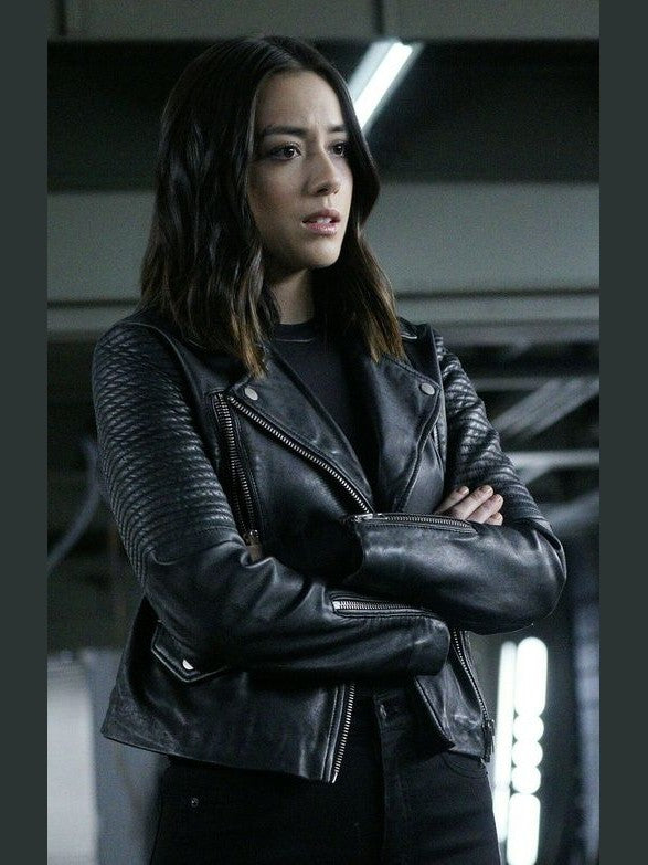 Chloe Bennet Agents of SHIELD Black Jacket