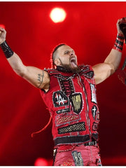 Lance Archer AEW Red Spikes Vest