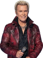American Idol Billy Idol Red Leather Jacket