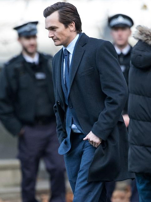 Anatomy of a Scandal James Whitehouse Black Coat