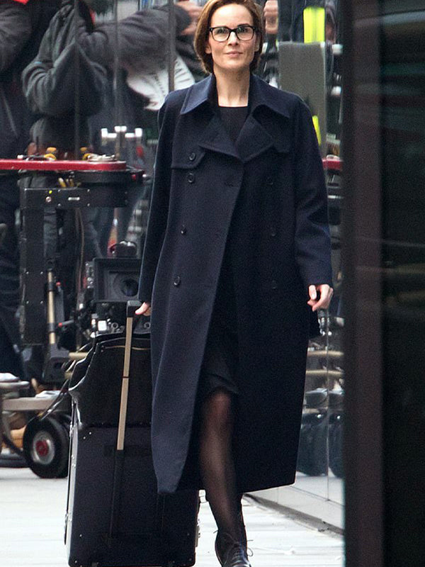Anatomy of a Scandal Michelle Dockery Black Coat