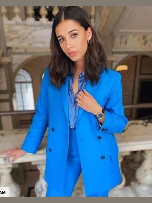 Anatomy of a Scandal Naomi Scott Blue Coat