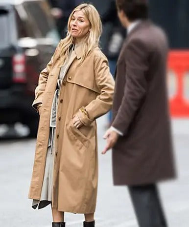 Anatomy of a Scandal Sienna Miller Beige Coat