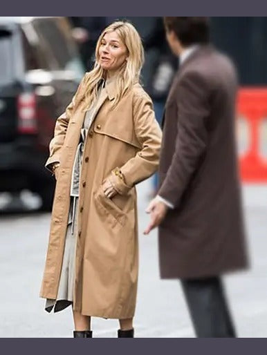 Anatomy of a Scandal Sienna Miller Beige Coat