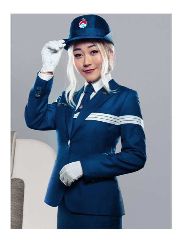 Bullet Train Mrs. Wolf Blue Blazer