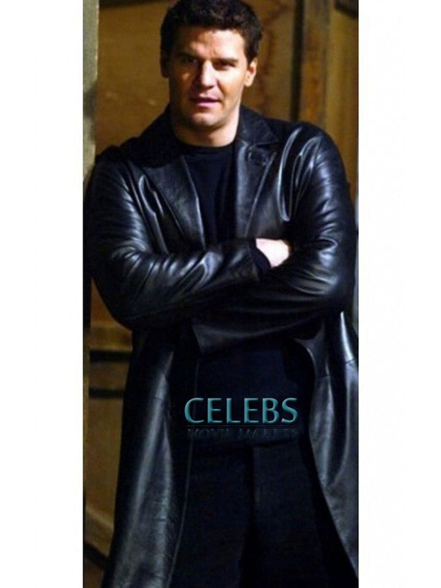 Angel David Boreanaz Black Long Coat