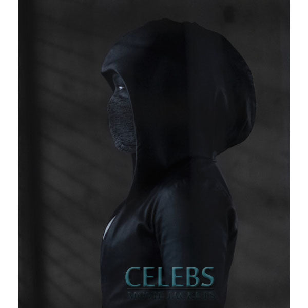 Watchmen Regina King Leather Hooded Coat