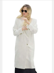 Couture 2026 Angelina Jolie Cream Coat