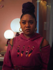 Tall Girl 2 Fareeda Marks Purple Hoodie