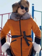 North Of North 2025 Anna Lambe Fur Collar Coat