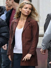 Annabelle Wallis The Mummy Jenny Halsey Coat