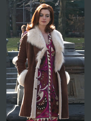Modern Love Anne Hathaway Brown Coat