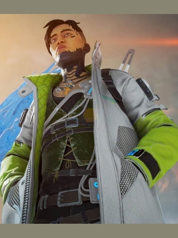 Apex Legends Season 3 Crypto Leather Jacket