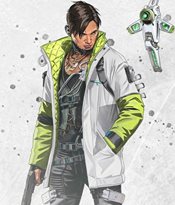 Apex Legends Season 3 Crypto Leather Jacket