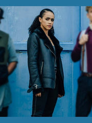Army of Thieves Gwendoline Shearling Jacket