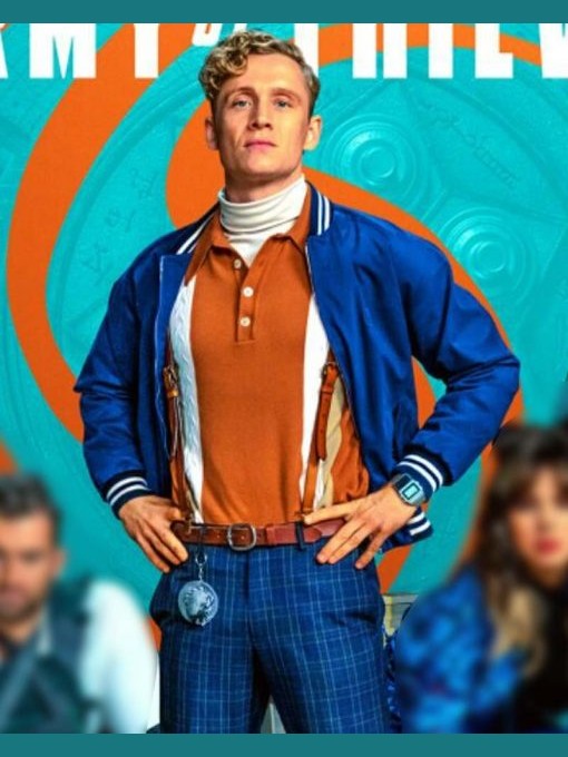 Ludwig Dieter Blue Bomber Jacket