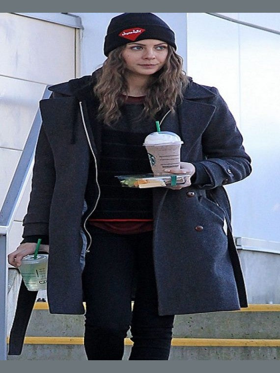 Arrow Willa Holland Wool Blue Coat