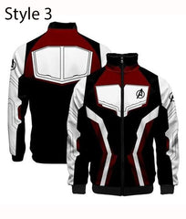 Avengers Endgame Quantum Realm Varsity Jacket