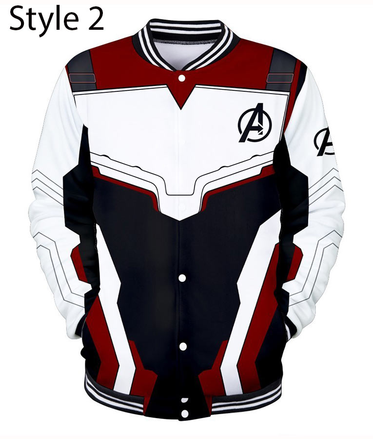 Avengers Endgame Quantum Realm Varsity Jacket