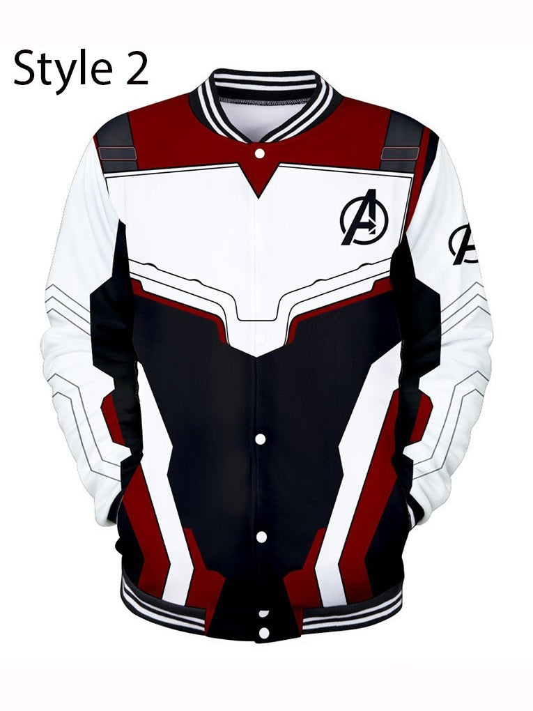 Avengers Endgame Quantum Realm Varsity Jacket