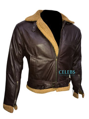B3 Aviator Sheepskin Leather Bomber Jacket