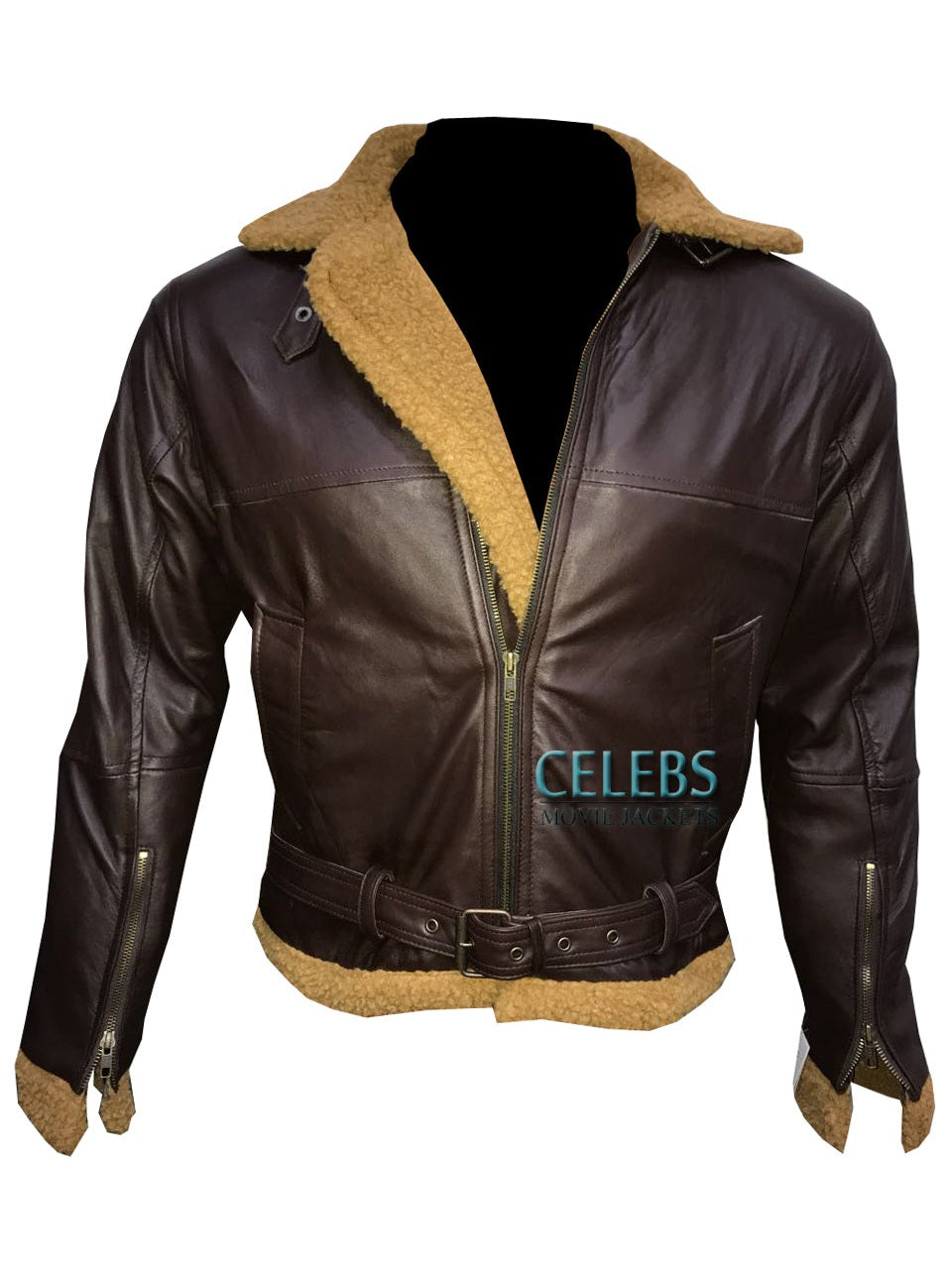 B3 Aviator Sheepskin Leather Bomber Jacket