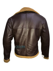 B3 Aviator Sheepskin Leather Bomber Jacket